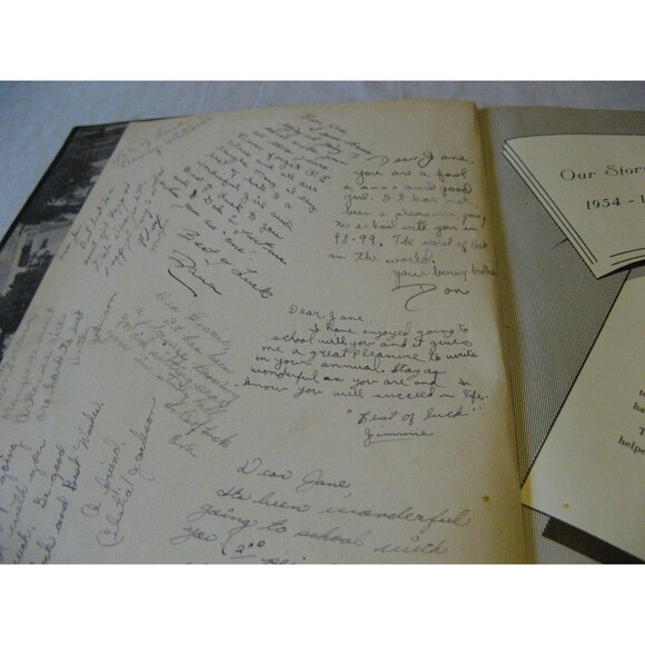 1955 The Bobcat Corning Arkansas HS High School Yearbook Annual HEAVILY SIGNED - Picture 3 of 4